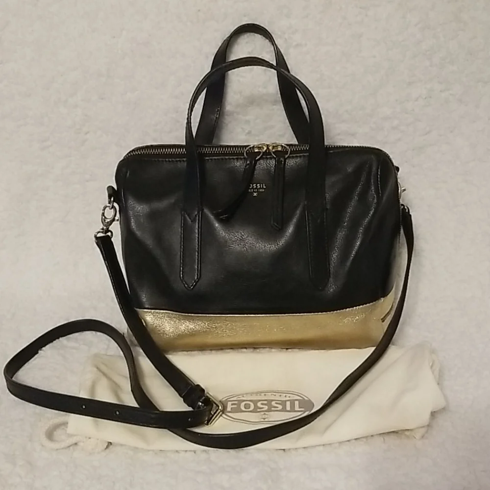 Fossil Sydney Original Satchel + Original Dust Cover